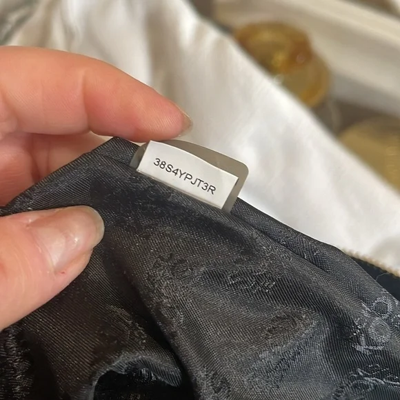 MICHAEL KORS - zebra print jet set studded tote - NWT - Picture 4 of 14